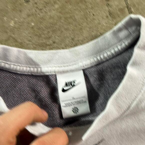 Nike Cropped Center Swoosh Sweatshirt - Picture 6 of 8